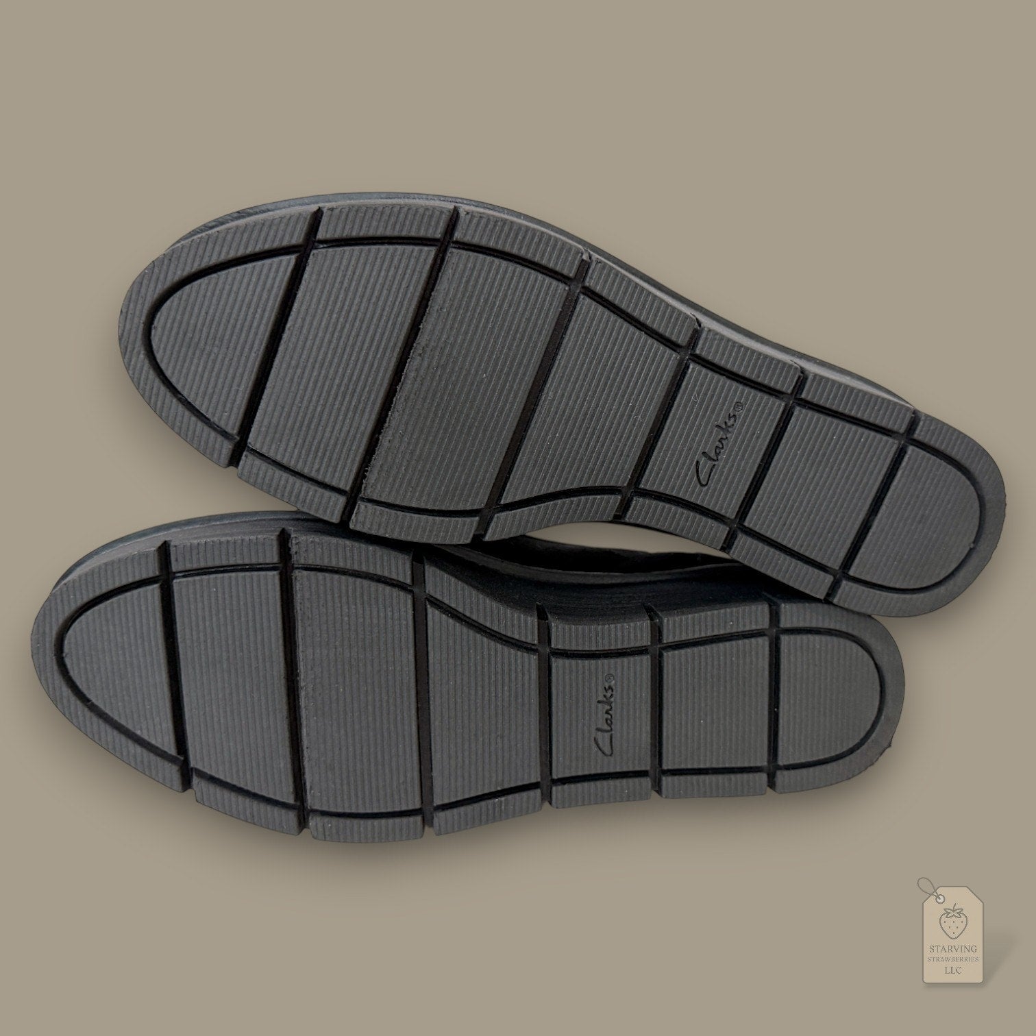 Clarks Collection Black Suede Ruffle Penny Loafers & Ultimate Comfort