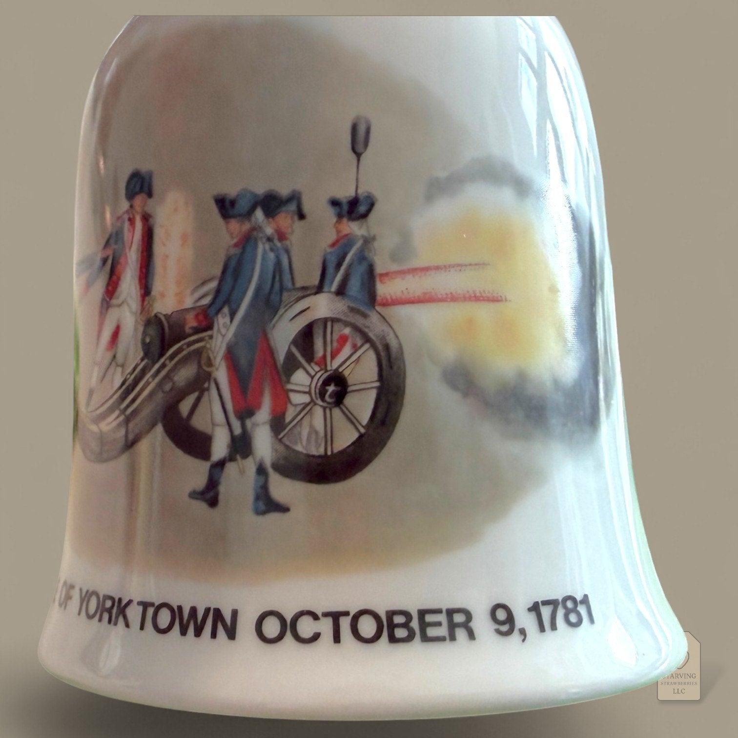 Vintage Danbury Mint Battle of Yorktown Bell & West Germany Porcelain