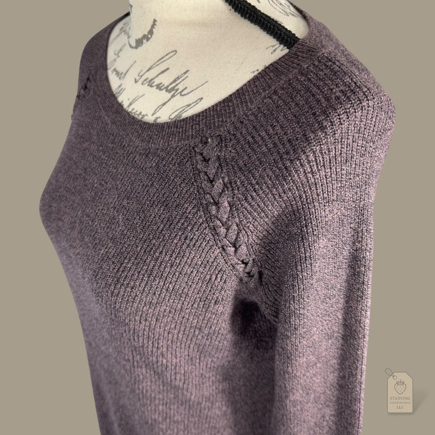 American Eagle Outfitters Brown Knit Sweater | Size S Petite
